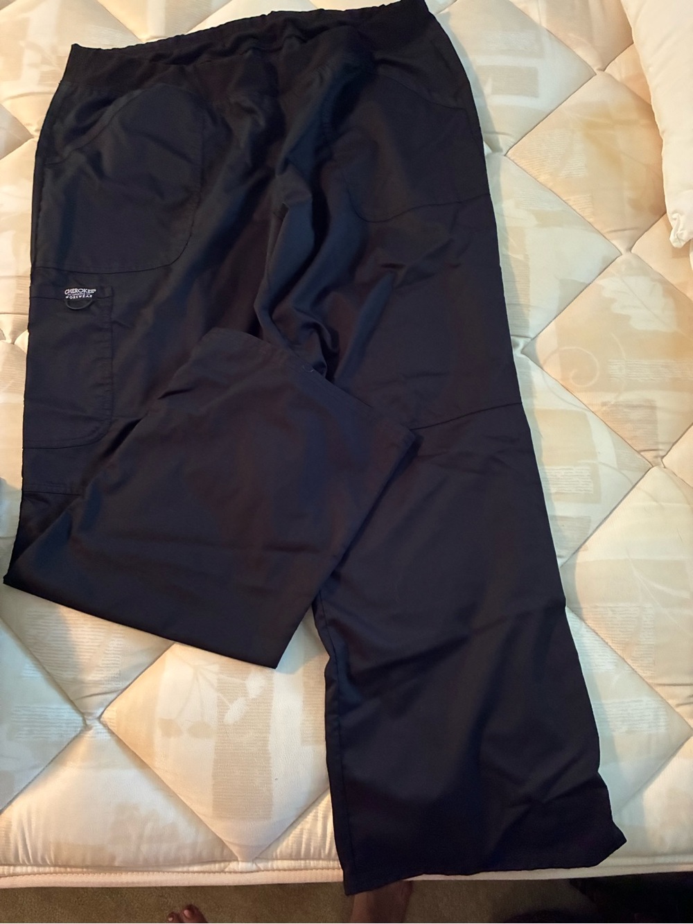 Scrubs- Cherokee Workwear Women’s Black Utility Scrub Pants
